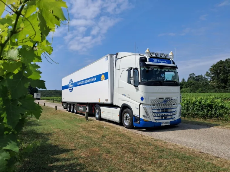 Transport de denrées périssables de Strasbourg vers le Portugal , Hilsenheim, Transports BLEGER
