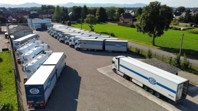 vue aérienne au 1 rue des églantines 67600 HILSENHEIM