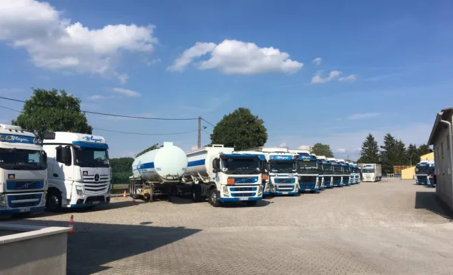 Véhicules de transport longue distance à Hilsenheim, Hilsenheim, Transports BLEGER